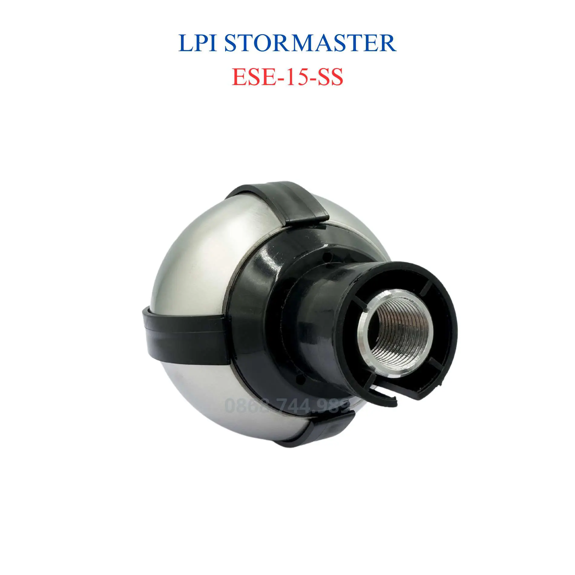 Kim thu sét LPI Stormaster ESE-15-SS: Bán kính bảo vệ 51m