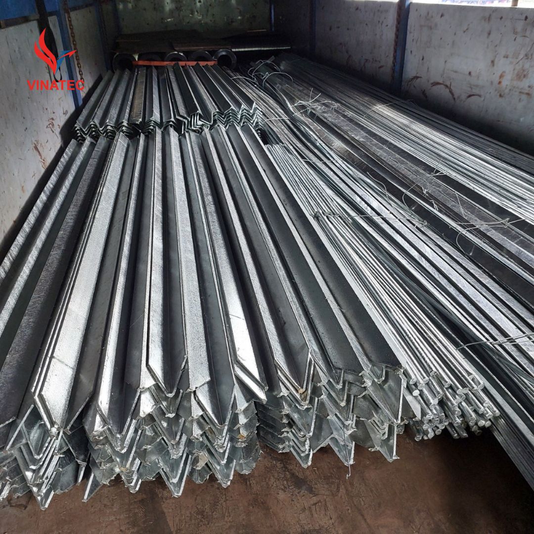 Cọc tiếp địa V mạ kẽm